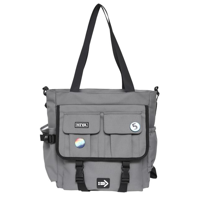 Bag Applique Set: Badge + Multi-Pocket Tote