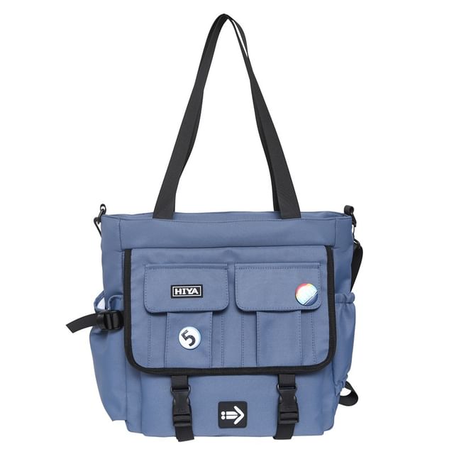 Bag Applique Set: Badge + Multi-Pocket Tote