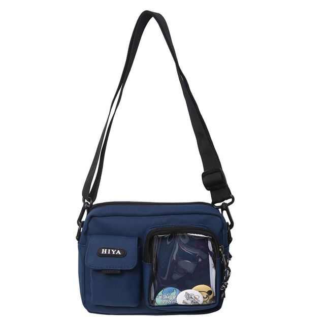 Bag Lettering + Badge Crossbody Set: Multi-Pocket