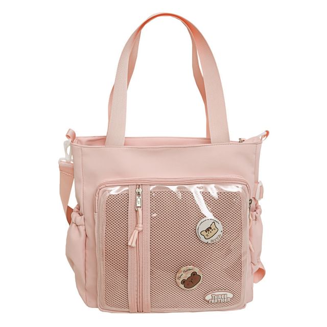 Badge Bag + Multi-Pocket Tote Set: Gingham