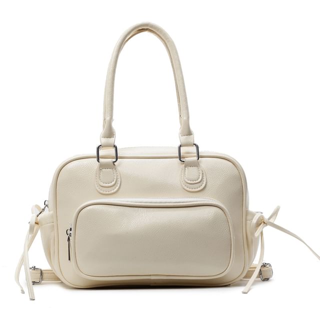 Multi-Way Backpack Leather Faux Multi-Pocket