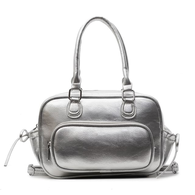 Multi-Way Backpack Leather Faux Multi-Pocket