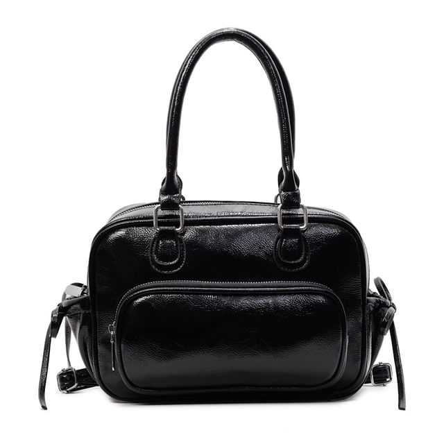 Multi-Way Backpack Leather Faux Multi-Pocket