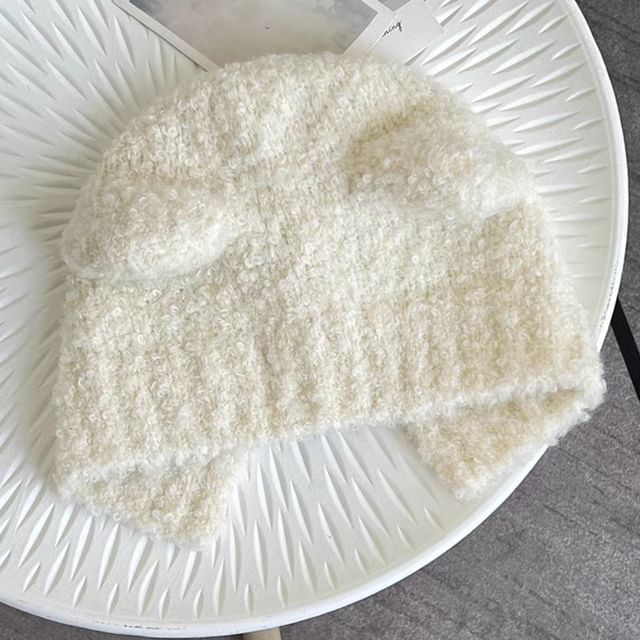 (Various Designs) Trapper Ear Knit Bear Hat