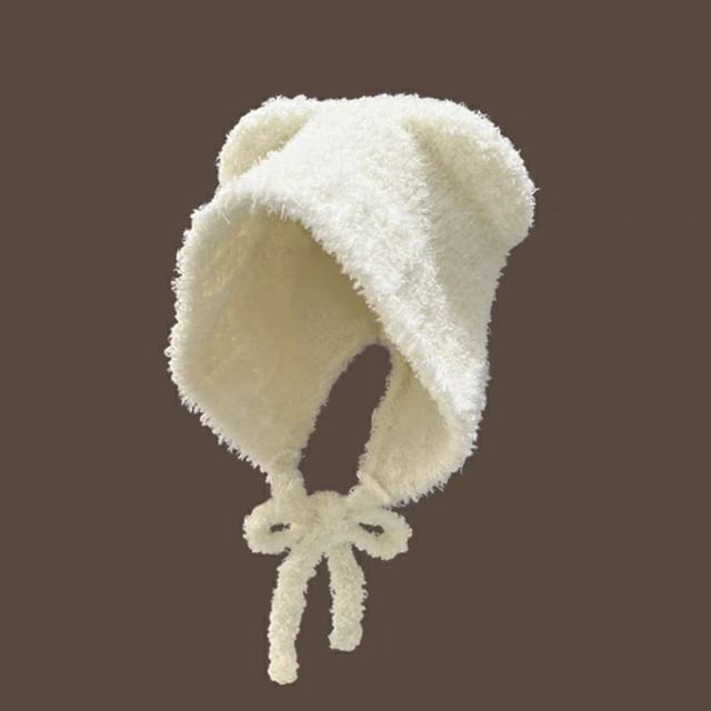 (Various Designs) Trapper Ear Knit Bear Hat