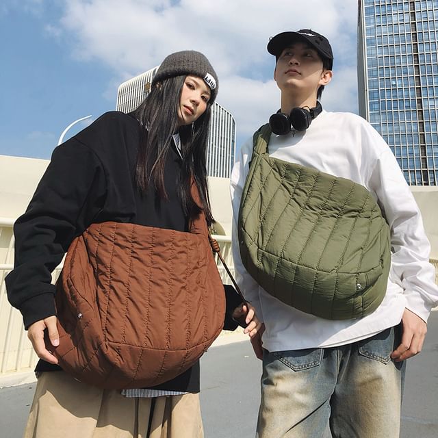 Crossbody Quilted Plain Bag