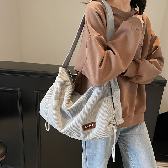Corduroy Bag Shoulder Striped