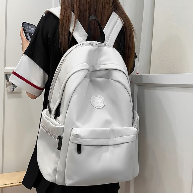 Backpack Zip Plain