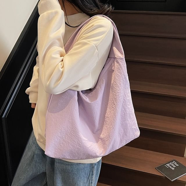 Zip Plain Bag Shoulder