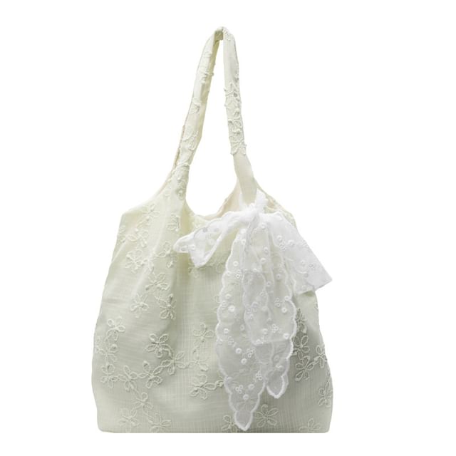 Tote Floral Embroidered Bag