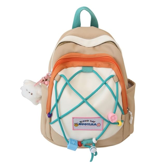 Backpack Block Canvas Color