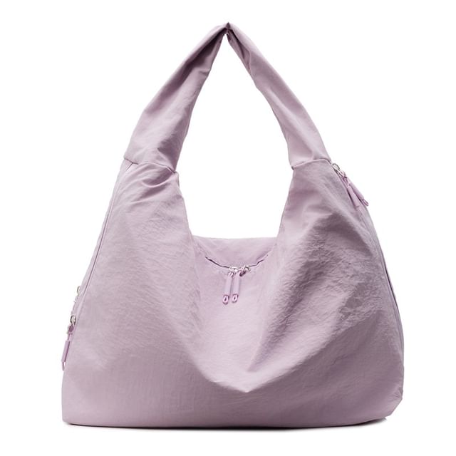 Zip Plain Bag Shoulder