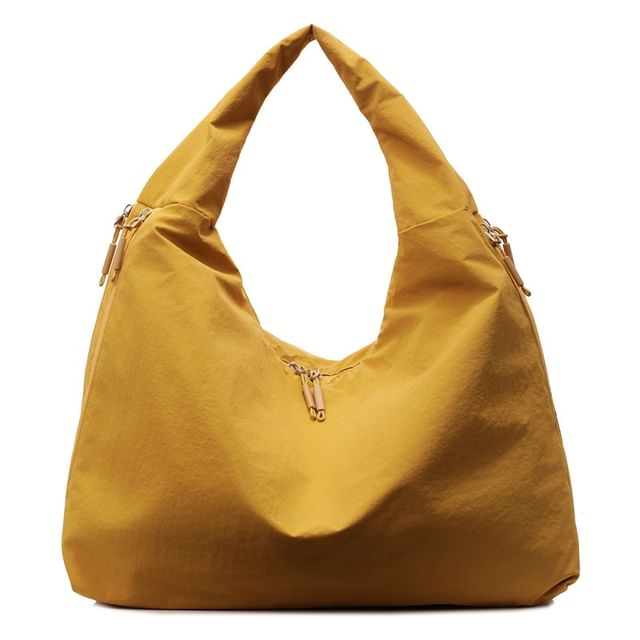 Zip Plain Bag Shoulder