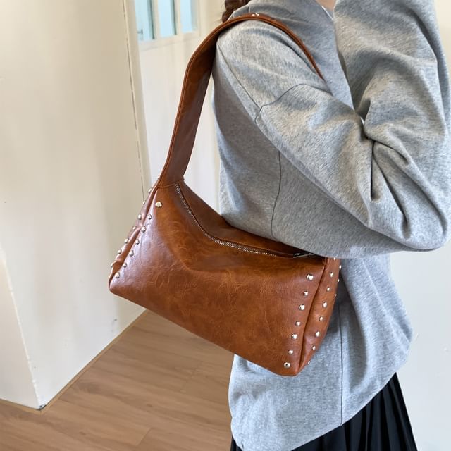 Studded Shoulder Bag
