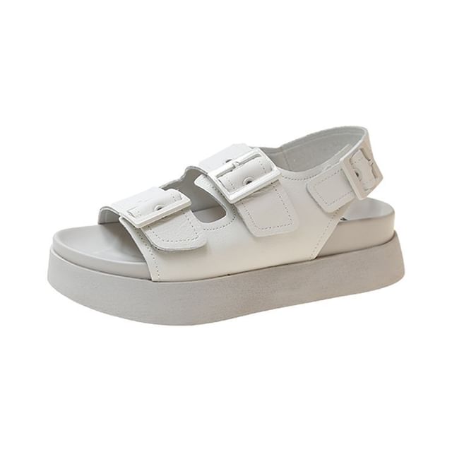 Buckled Sandals Platform
