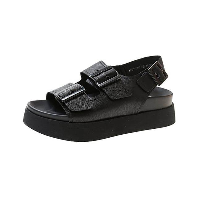 Buckled Sandals Platform