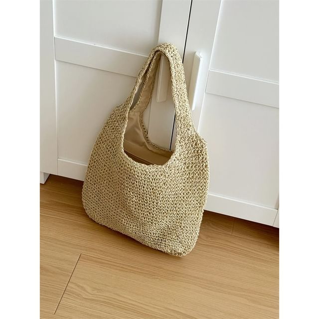 Straw Bag Plain Tote
