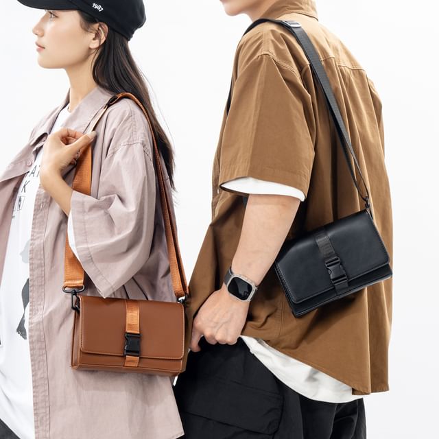 Crossbody Bag Flap Box Buckled