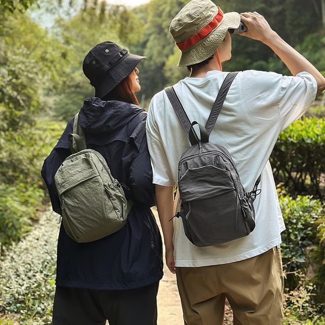 Plain Backpack Nylon