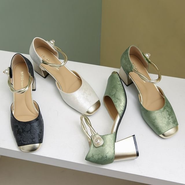 Heel Sandals Block D'Orsay