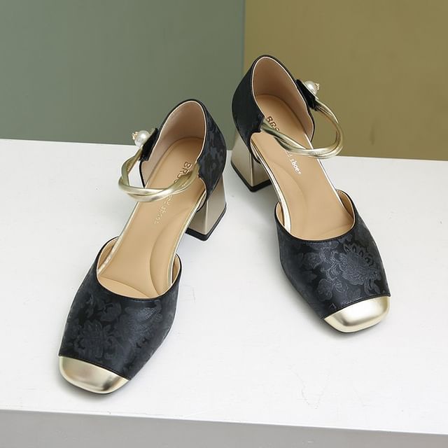 Heel Sandals Block D'Orsay