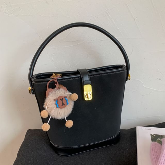 Crossbody Bag Leather Piped Faux