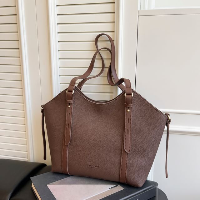 Faux Bag Tote Leather