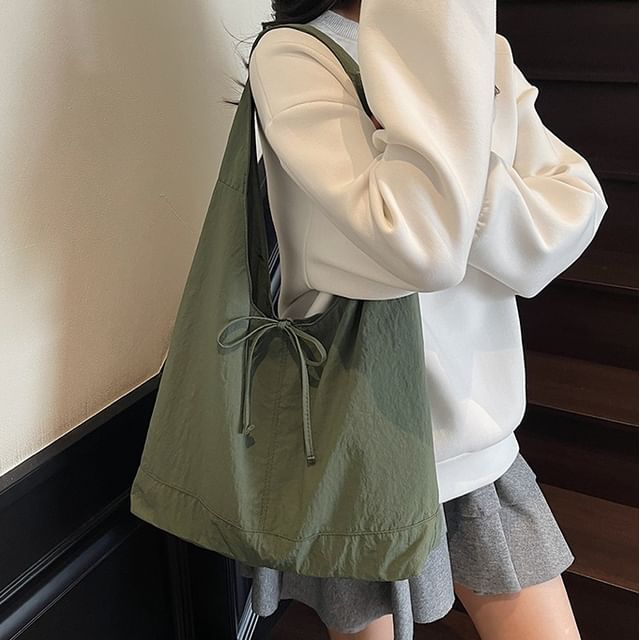 Shopper Plain Tie-Up Bag