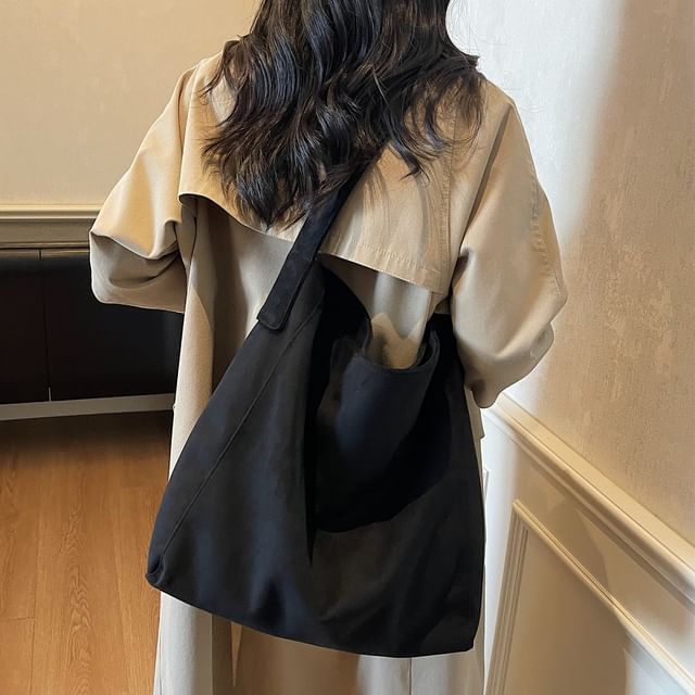 Faux Bag Tote Suede