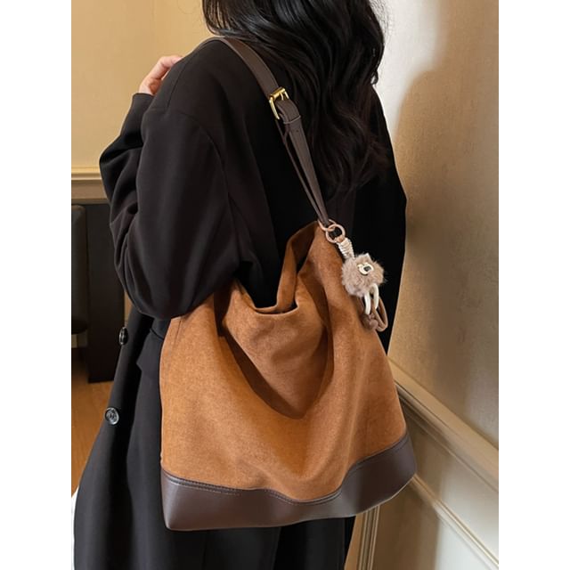 Suede Faux Tote Bag
