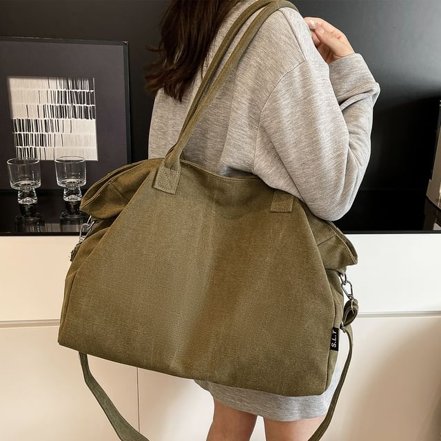 Tote Canvas Crossbody Bag