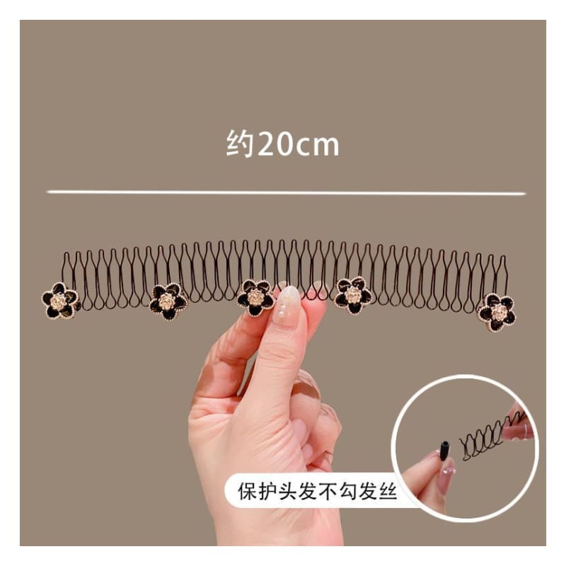 Acrylic Alloy Hair Comb (Various Designs)