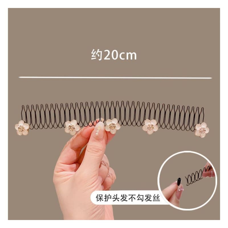 Acrylic Alloy Hair Comb (Various Designs)