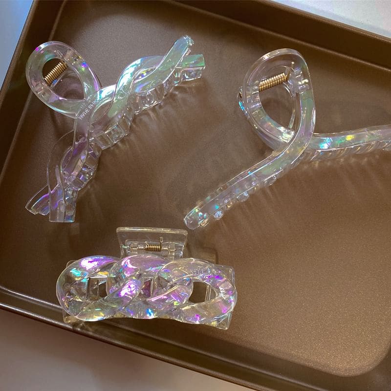 Acrylic Hair Clamp (various designs)