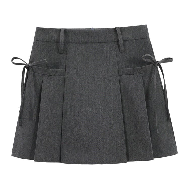 Aesthetic Outfit Grey Mini Skirt - S / Grey - Skirt