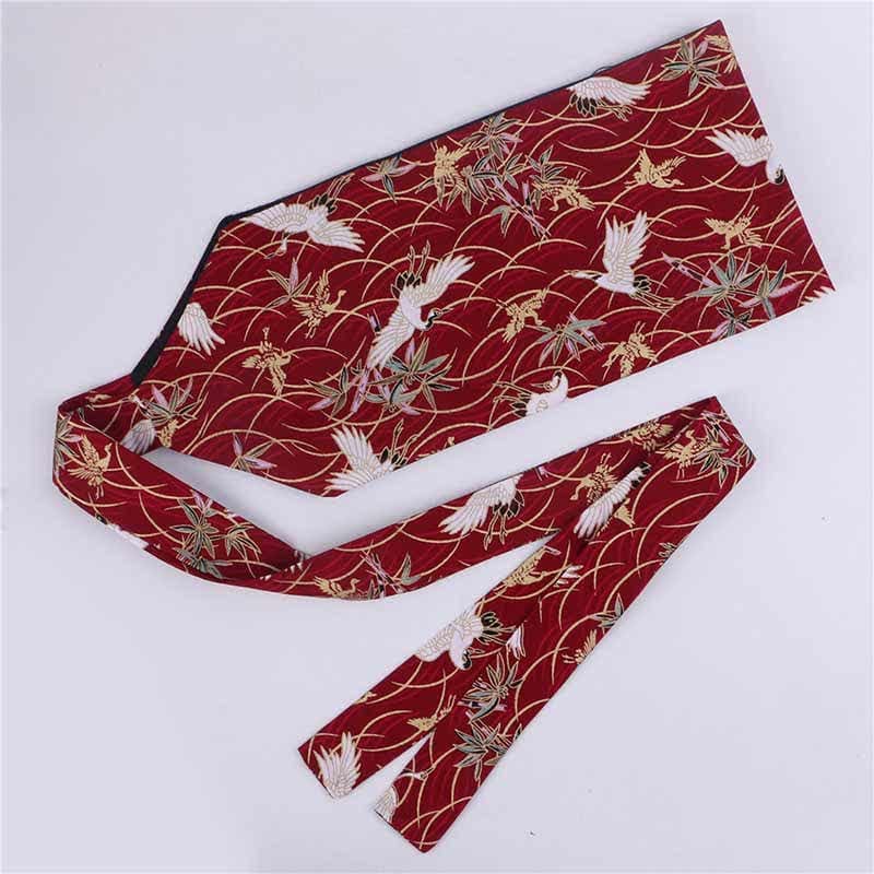 Aesthetic Print Lace Up Hanfu Waistband - Color A / 10cm