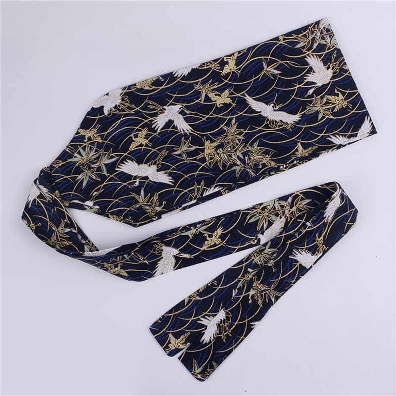 Aesthetic Print Lace Up Hanfu Waistband - Color E / 10cm