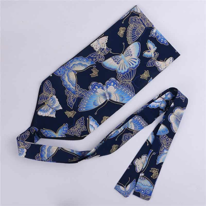 Aesthetic Print Lace Up Hanfu Waistband - Color K / 10cm