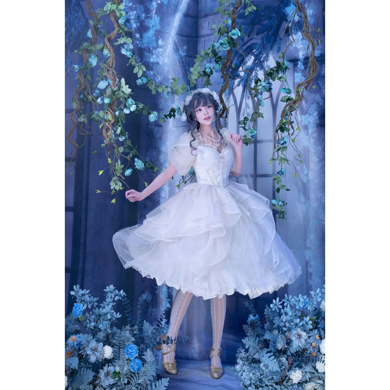 Alice in Wonderland Rabbit Castle Lolita Dress MK17715