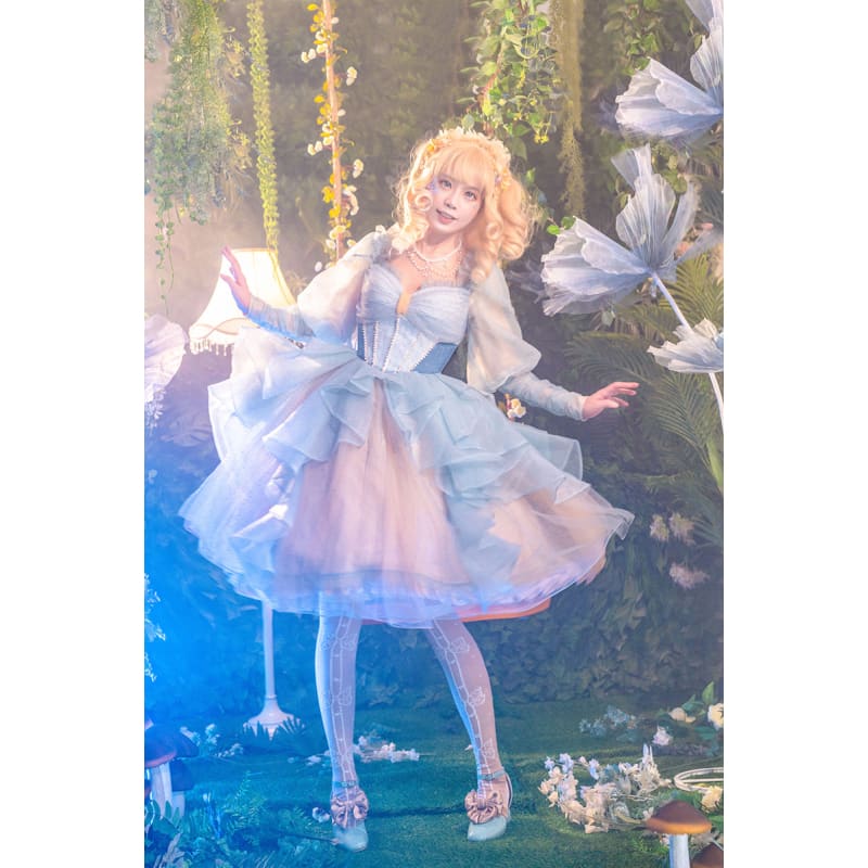 Alice in Wonderland Rabbit Castle Lolita Dress MK17715