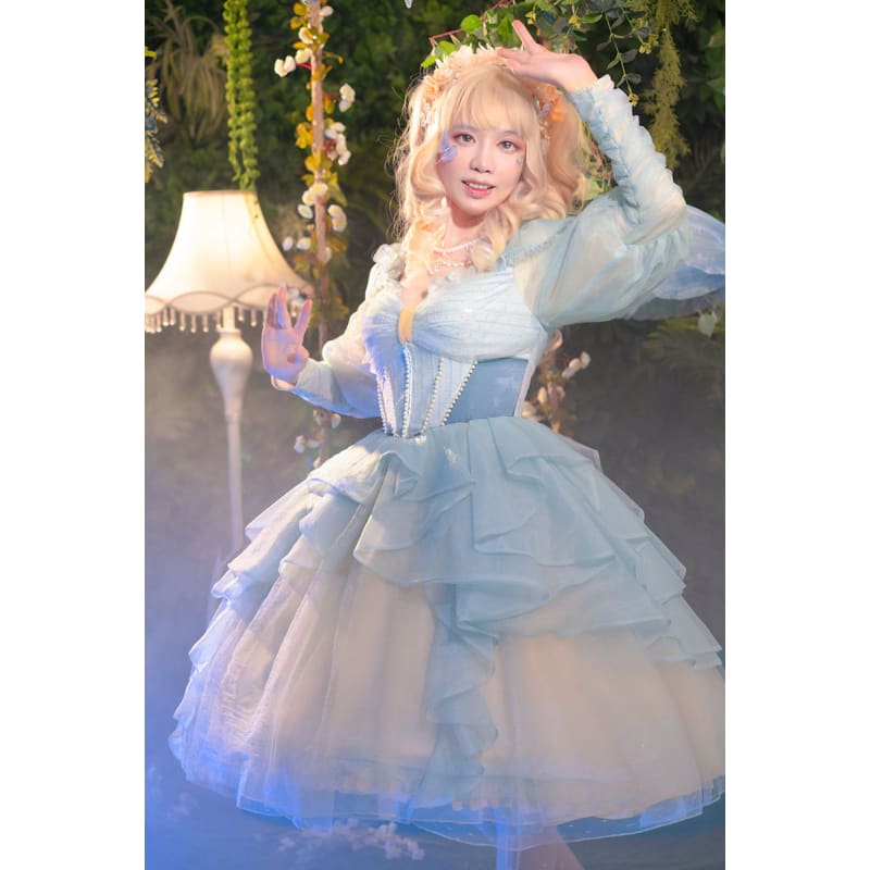 Alice in Wonderland Rabbit Castle Lolita Dress MK17715