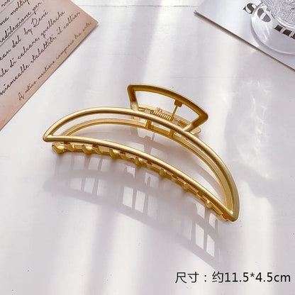 Alloy Hair Claw (Various Designs) - BM2437 - Cut Out Moon