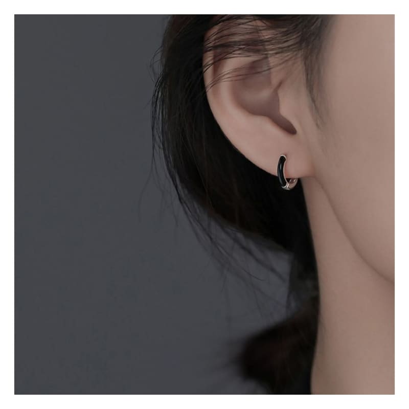 Alloy Hoop Earring