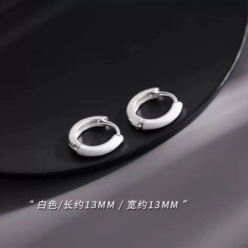 Alloy Hoop Earring