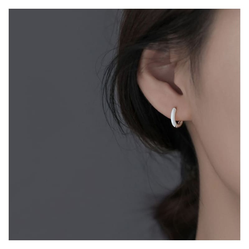 Alloy Hoop Earring