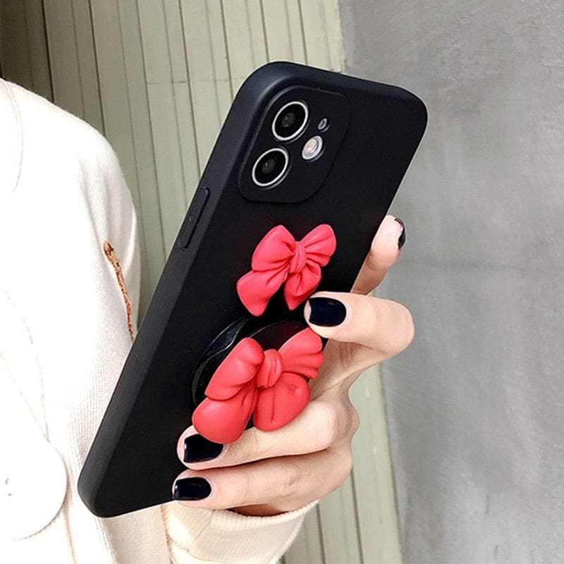 Android Xiaomi Bowknot Phone Case Kawaii Holder BM043