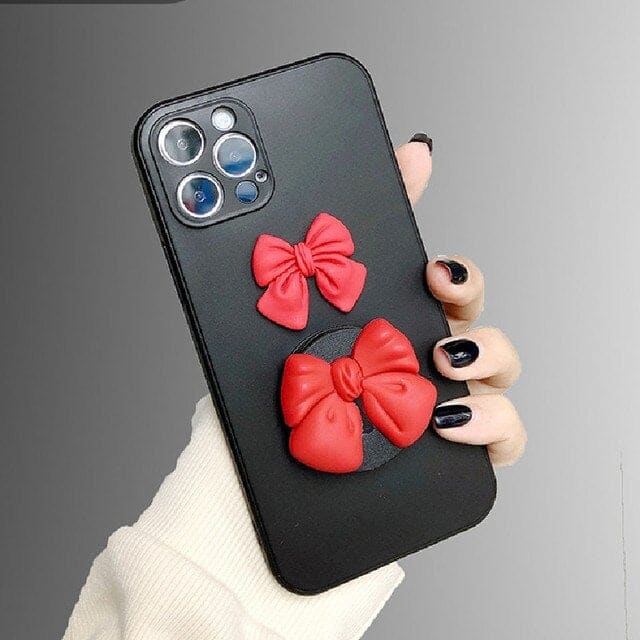 Android Xiaomi Bowknot Phone Case Kawaii Holder BM043