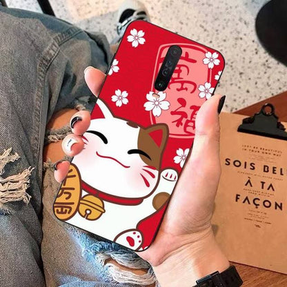 Android Xiaomi Japanese Cute Lucky Cat Kawaii Phone Case