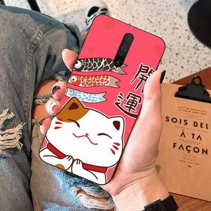 Android Xiaomi Japanese Cute Lucky Cat Kawaii Phone Case