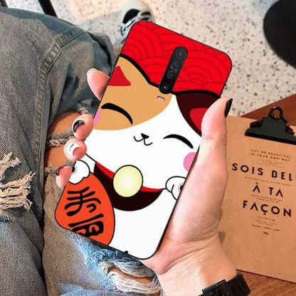 Android Xiaomi Japanese Cute Lucky Cat Kawaii Phone Case